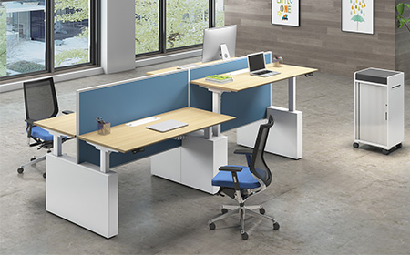 艾文 Elvin 板式台面/钢制台架/智能升降