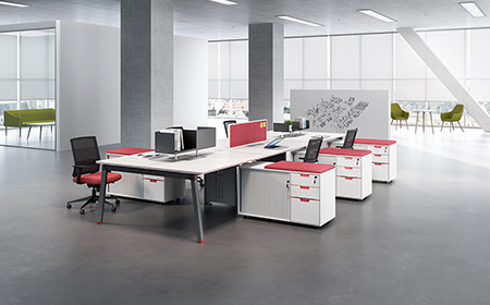 戴蒙 Damon 板式台面/钢制台架/单人/双人/四人/120°