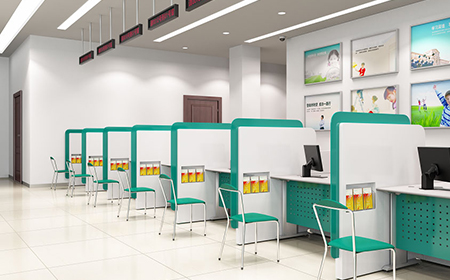 农业银行业务受理台