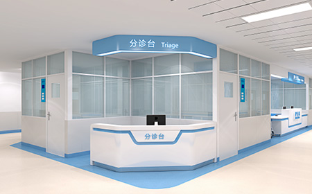 弧型分诊台